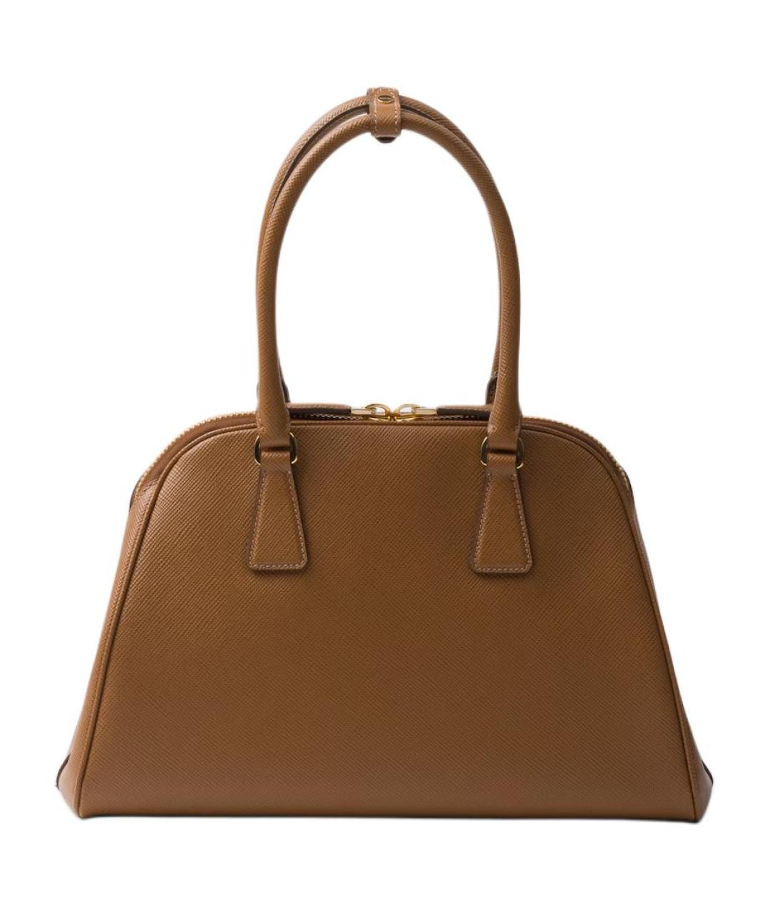 PRADA Коричневая кожаная сумка через плечо, фото 3