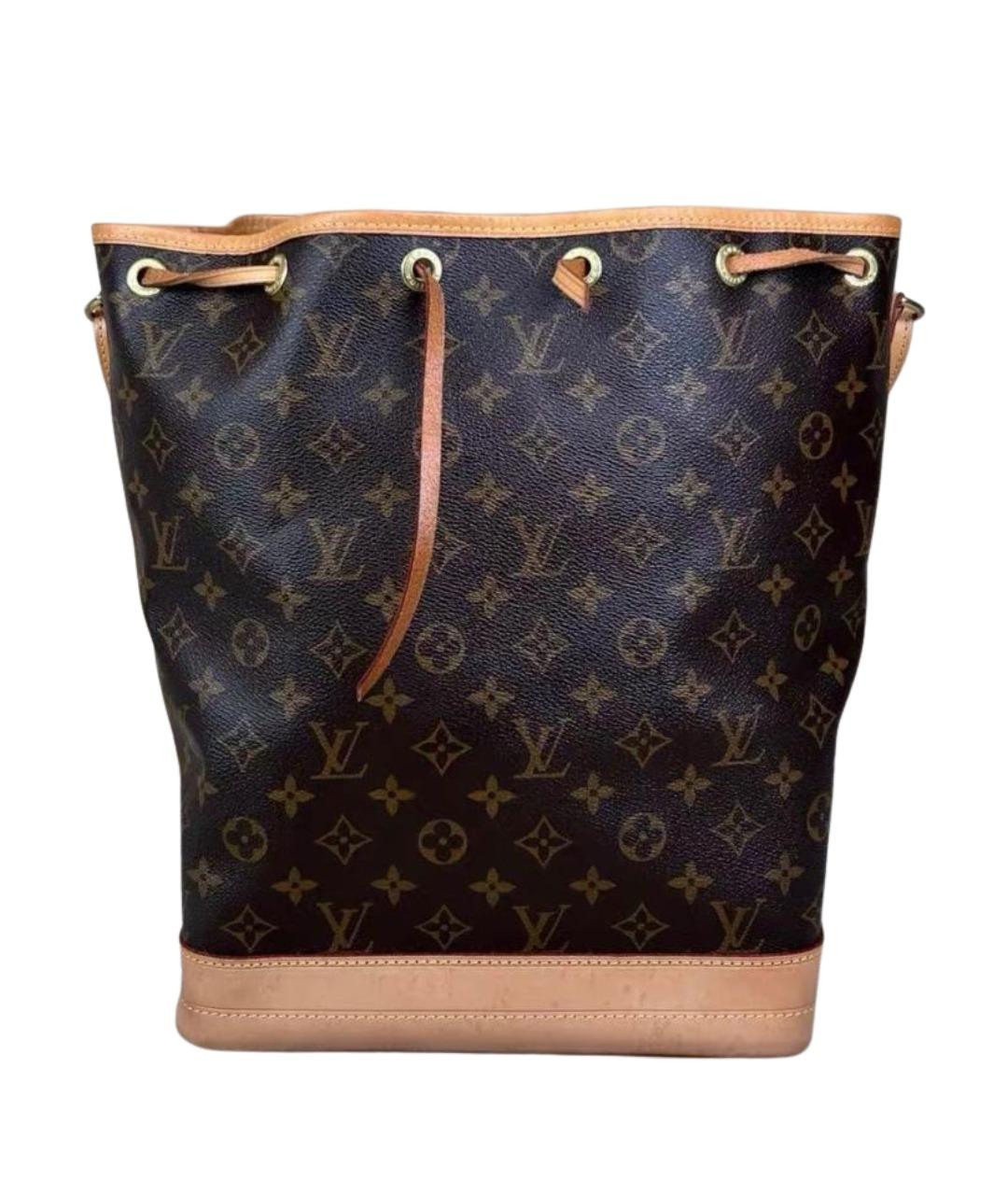 LOUIS VUITTON Коричневая сумка тоут из канвы, фото 1