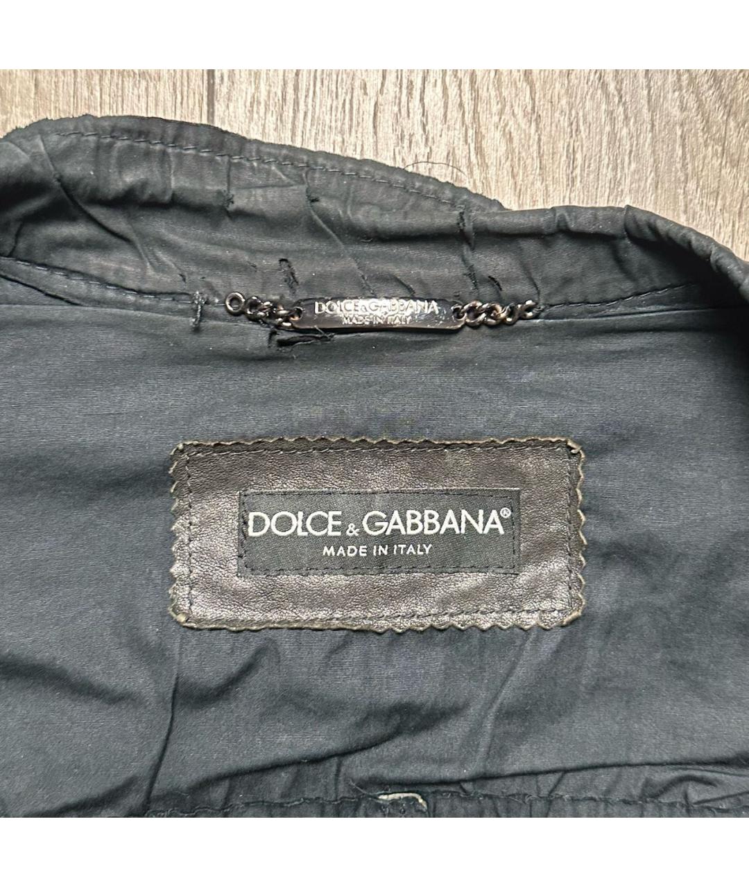 DOLCE&GABBANA Кожаная куртка, фото 7