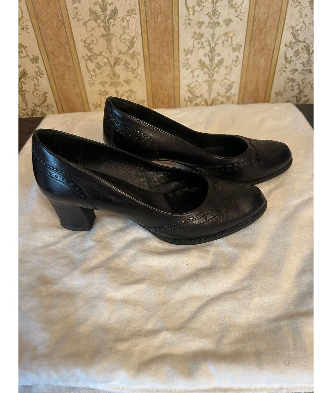 BALLY Черные кожаные туфли, фото 6