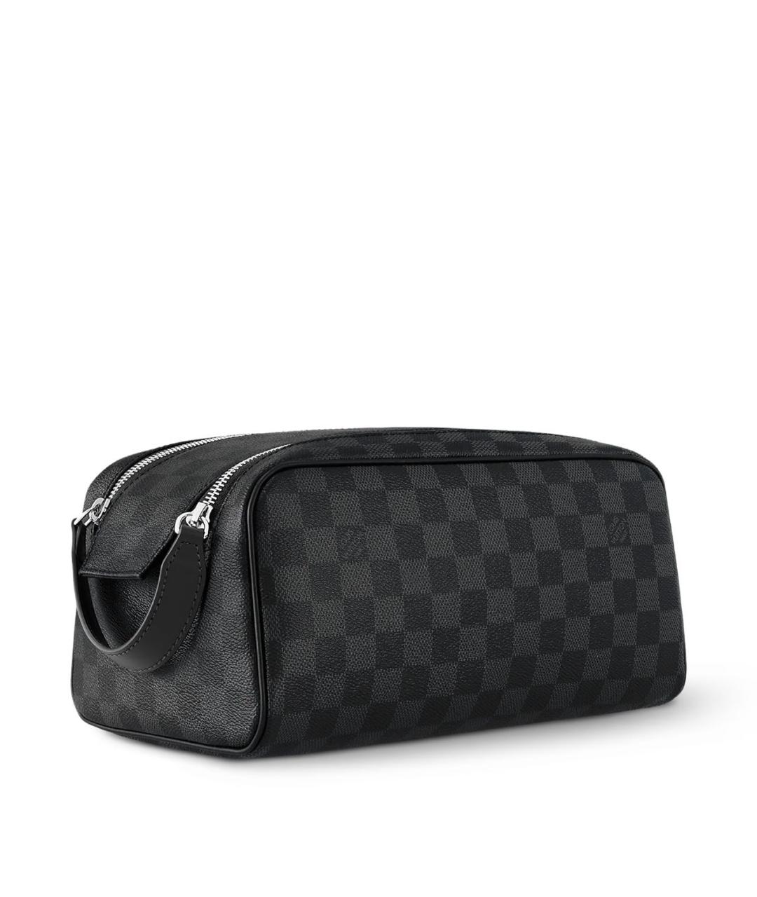 LOUIS VUITTON Серая косметичка из канвы, фото 2