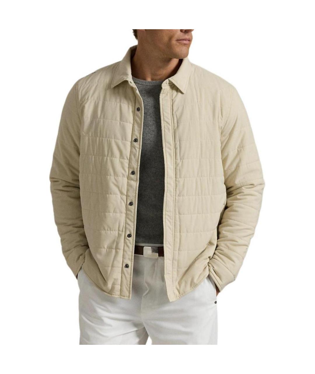 POLO RALPH LAUREN Желтый пуховик, фото 2