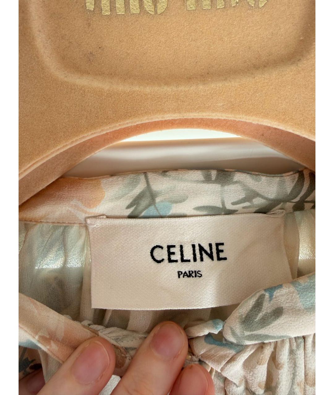 CELINE Шелковое платье, фото 5