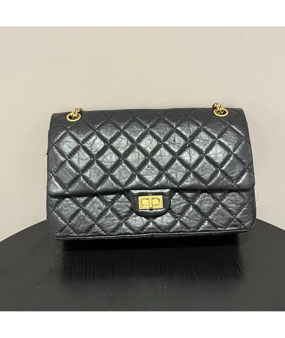 CHANEL Черная кожаная сумка тоут, фото 8