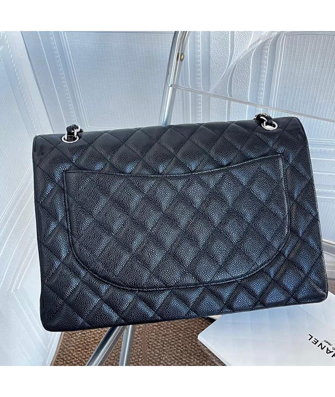 CHANEL Черная кожаная сумка тоут, фото 2