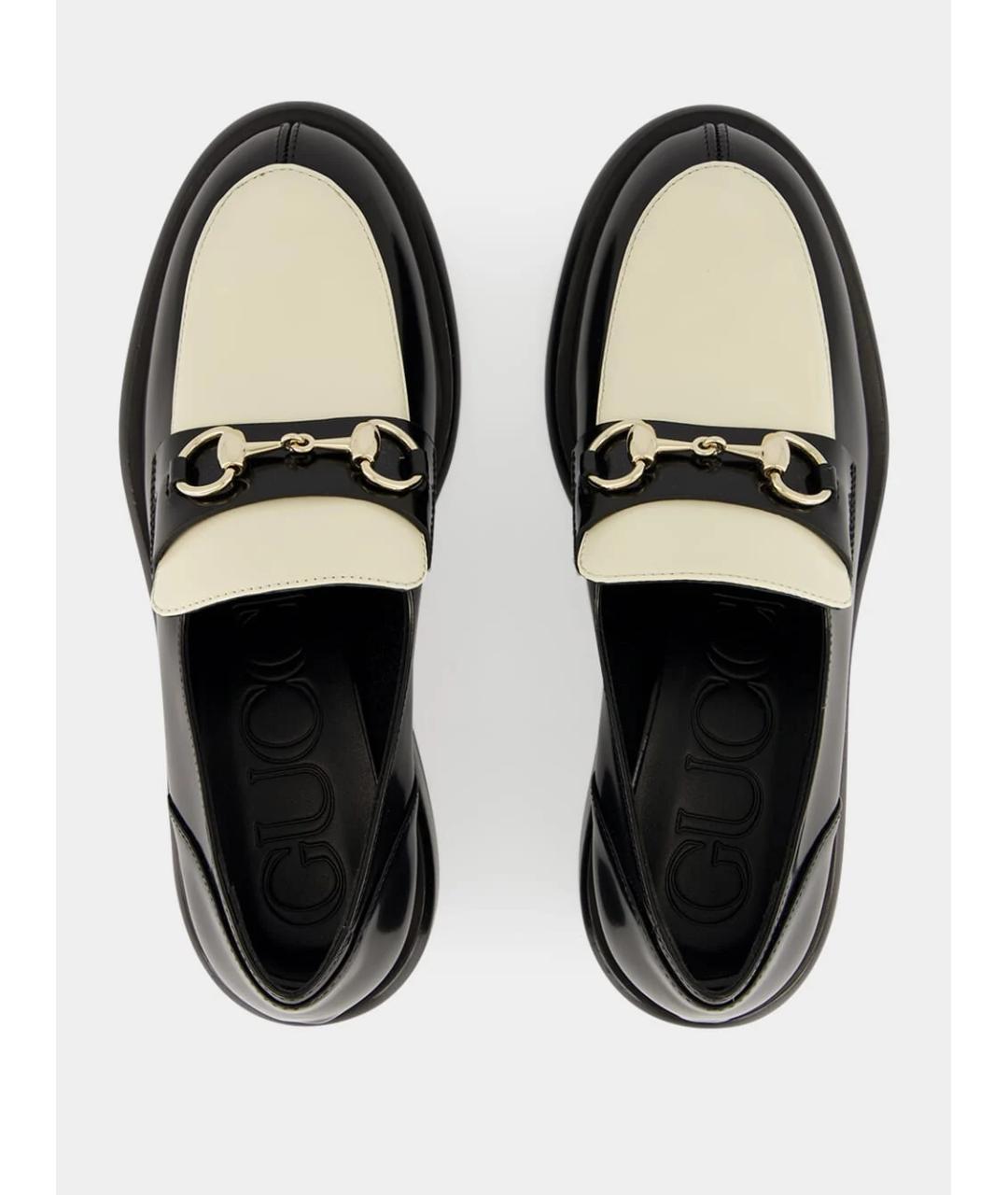 GUCCI Черные кожаные лоферы, фото 9