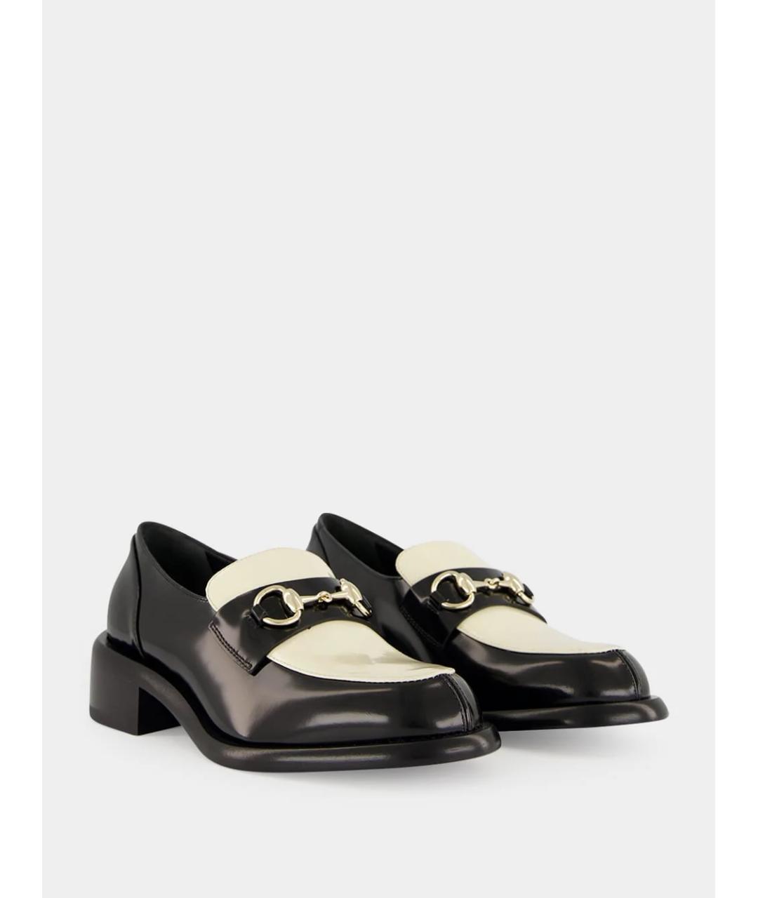 GUCCI Черные кожаные лоферы, фото 8