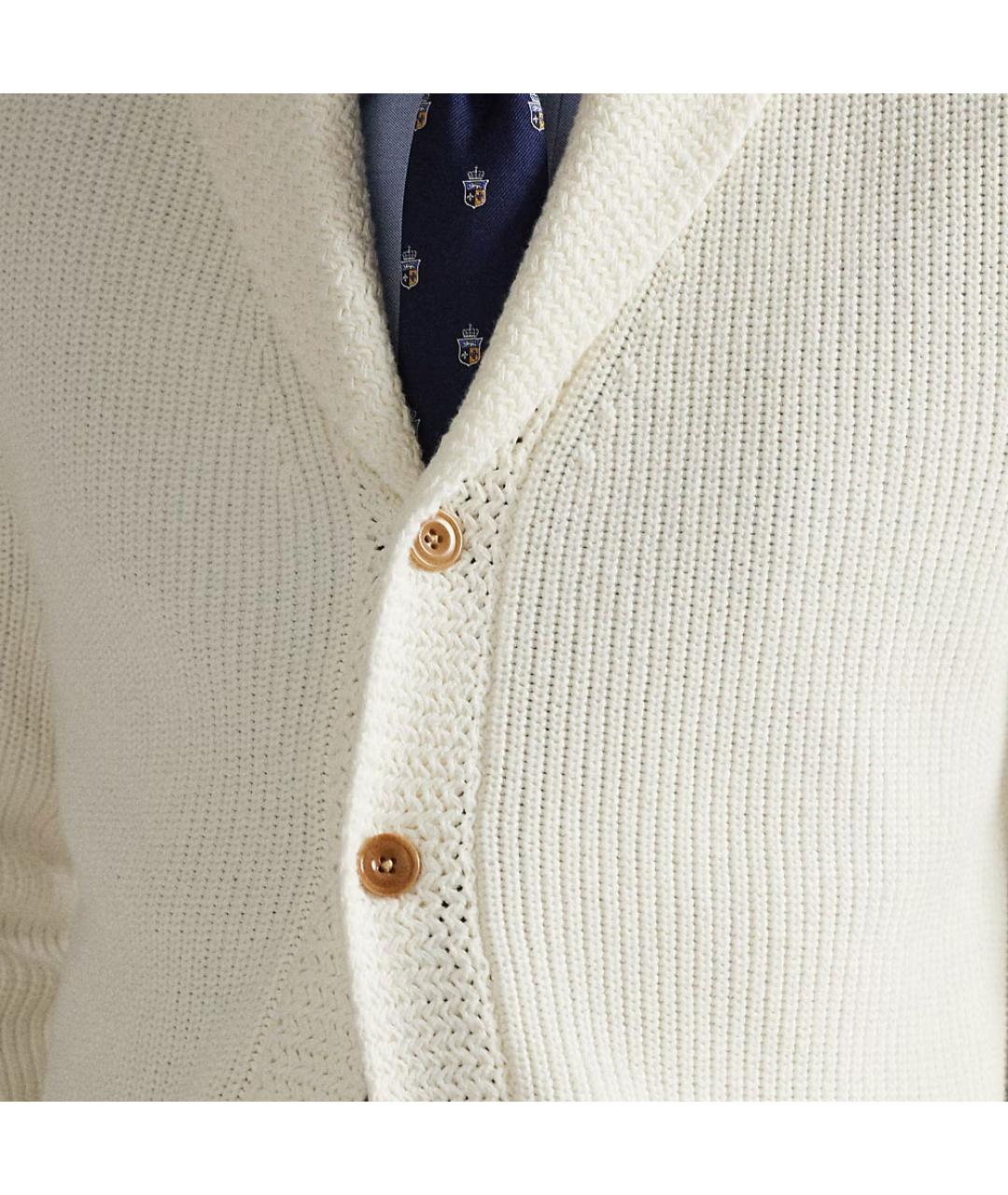 POLO RALPH LAUREN Белый кардиган, фото 5