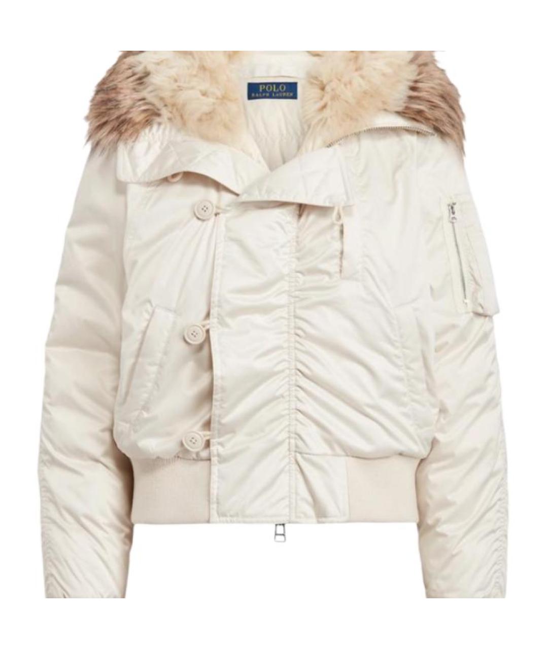 POLO RALPH LAUREN Бежевый пуховик, фото 4