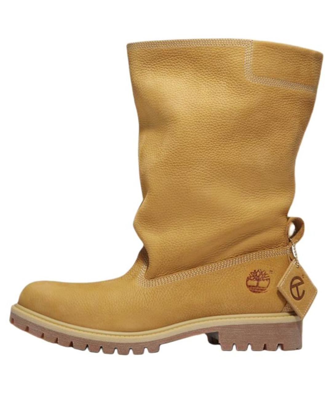 TIMBERLAND Желтые кожаные сапоги, фото 2
