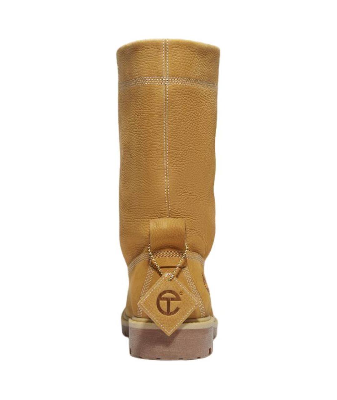 TIMBERLAND Желтые кожаные сапоги, фото 4