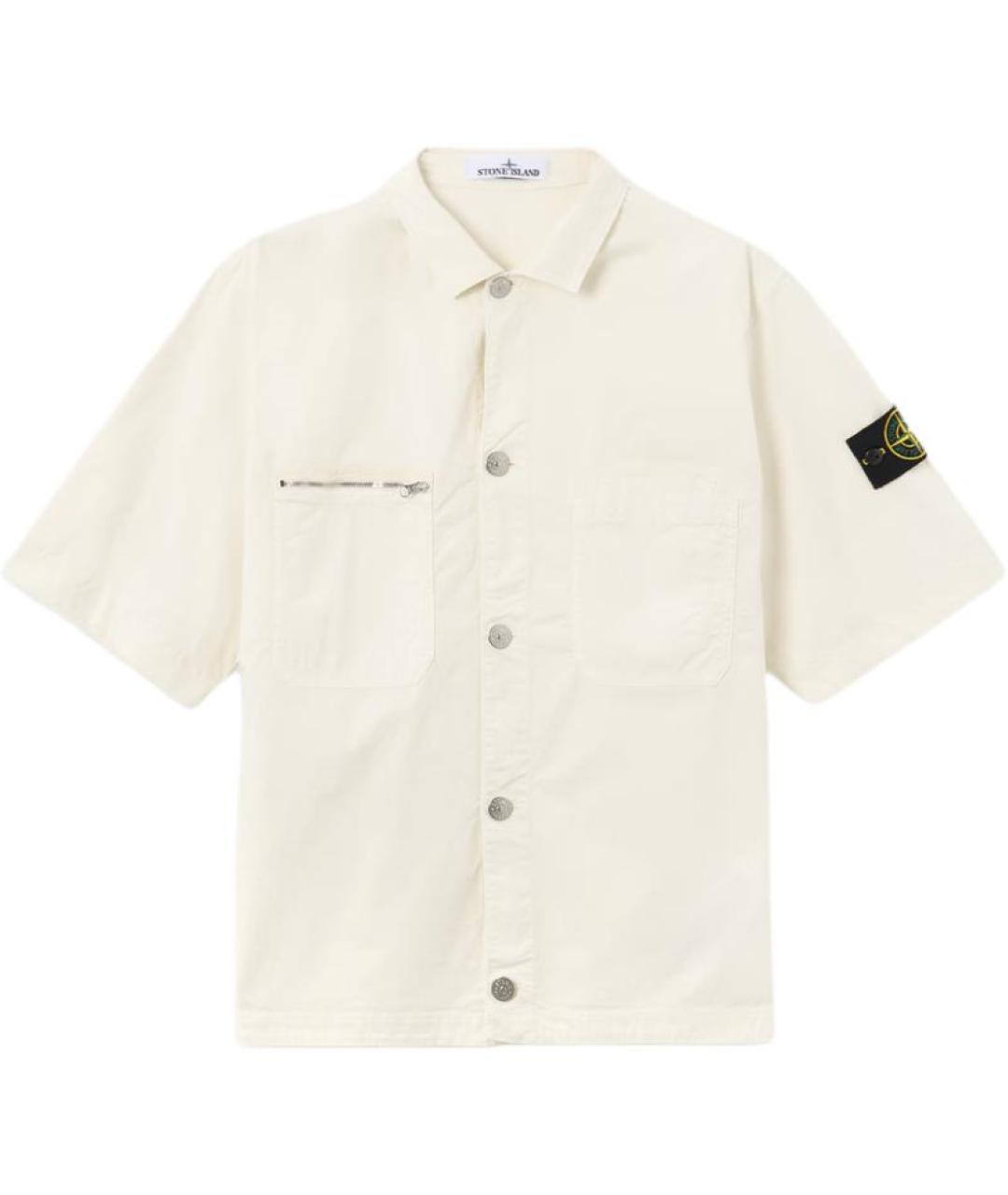 STONE ISLAND Бежевая рубашка, фото 1