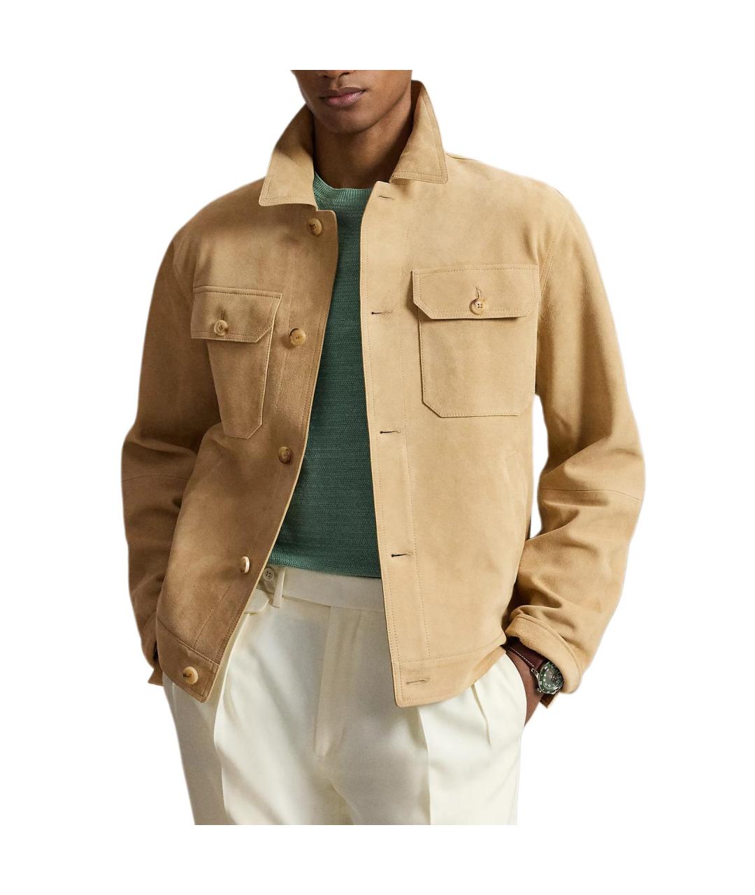 POLO RALPH LAUREN Бежевая куртка, фото 3