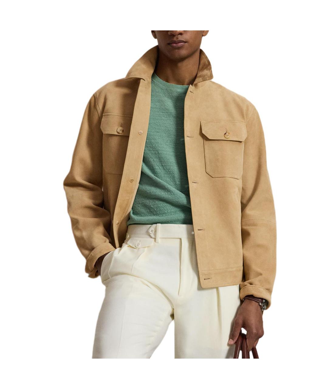 POLO RALPH LAUREN Бежевая куртка, фото 2