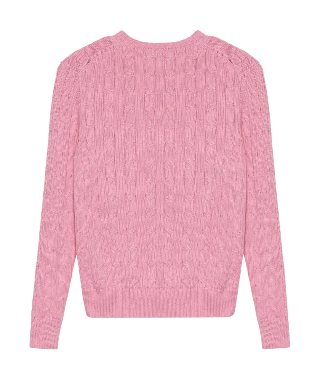 POLO RALPH LAUREN Розовый джемпер / свитер, фото 2