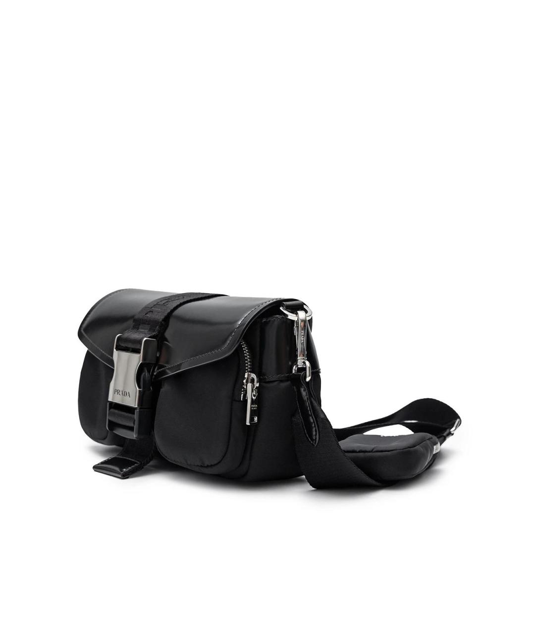 PRADA Черная нейлоновая сумка тоут, фото 2