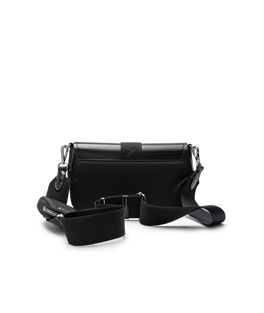 PRADA Черная нейлоновая сумка тоут, фото 3