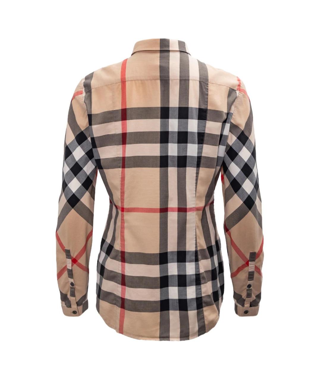 BURBERRY Бежевая хлопковая рубашка, фото 2