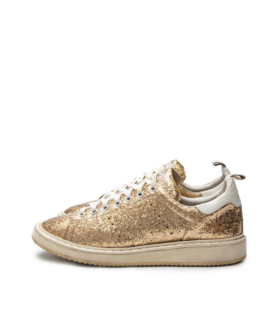 GOLDEN GOOSE Золотые кеды, фото 5