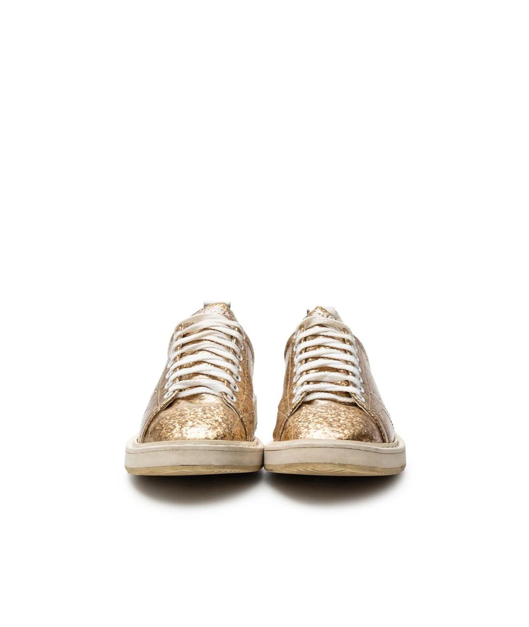 GOLDEN GOOSE Золотые кеды, фото 4