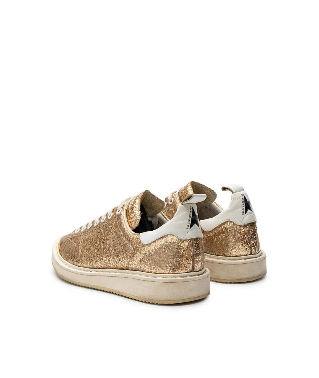 GOLDEN GOOSE Золотые кеды, фото 3