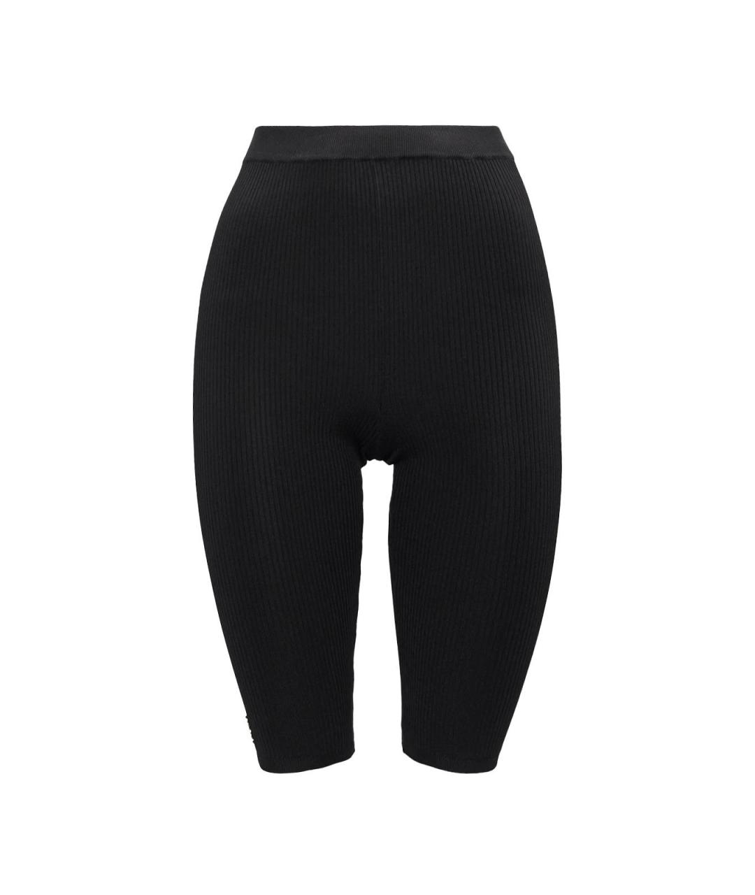 SAINT LAURENT Черные вискозные шорты, фото 2