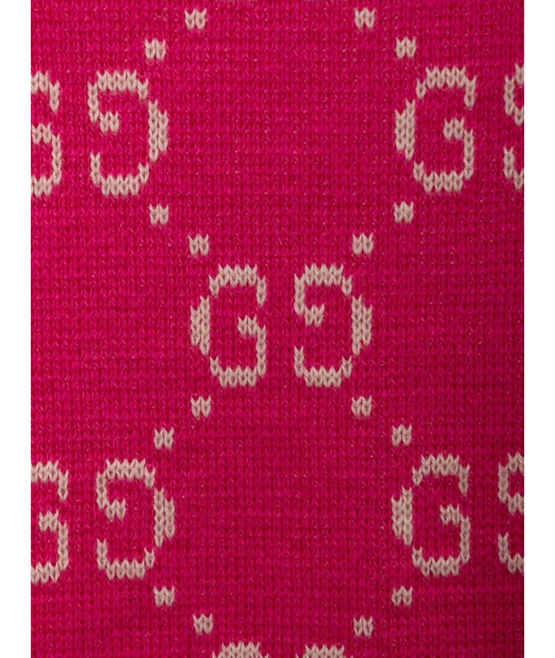 GUCCI Розовый шерстяной джемпер / свитер, фото 3