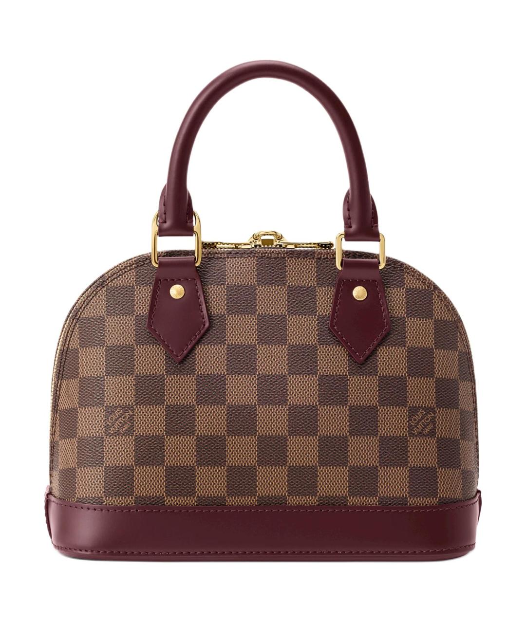 LOUIS VUITTON Коричневая сумка через плечо из канвы, фото 3