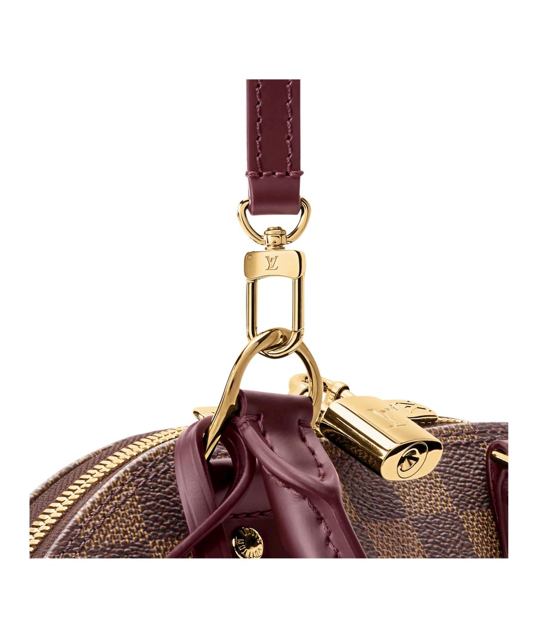 LOUIS VUITTON Коричневая сумка через плечо из канвы, фото 5