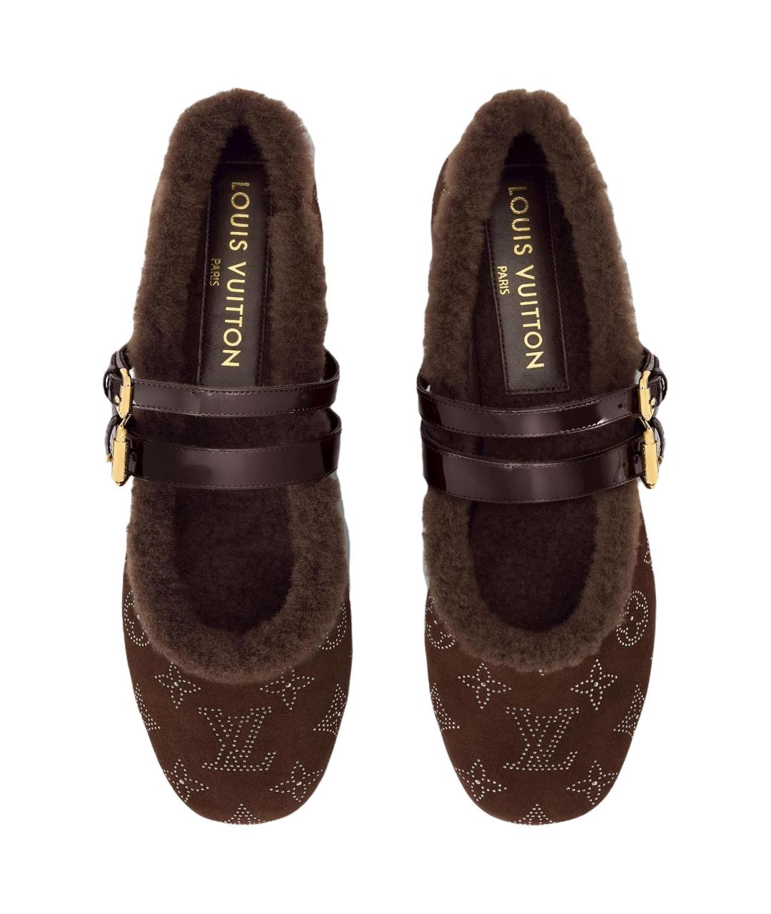 LOUIS VUITTON Коричневые туфли, фото 4