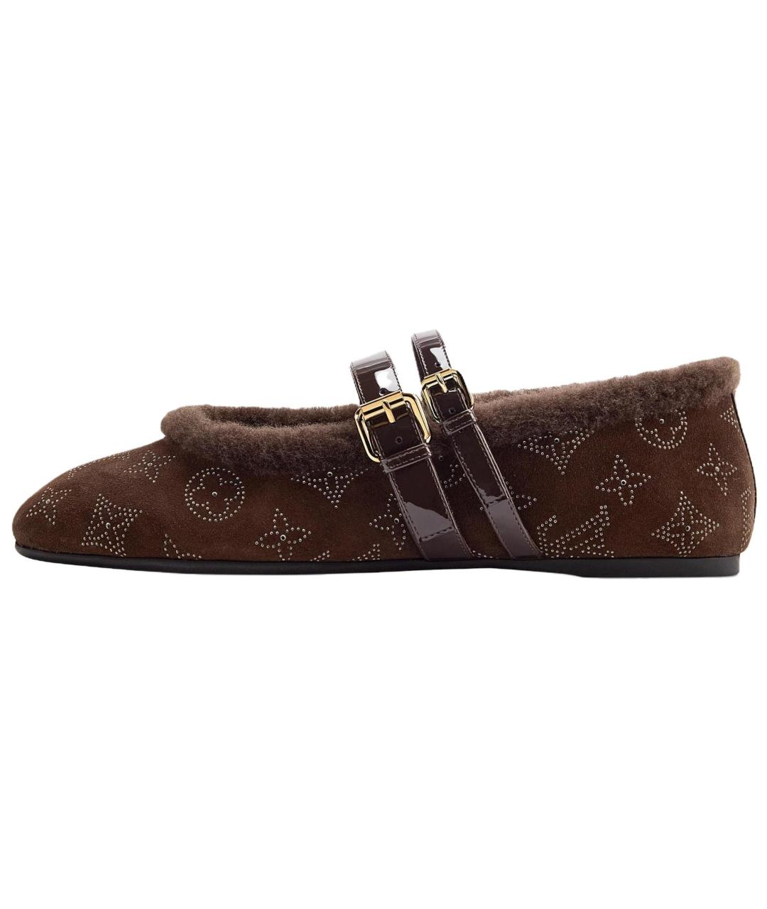 LOUIS VUITTON Коричневые туфли, фото 2