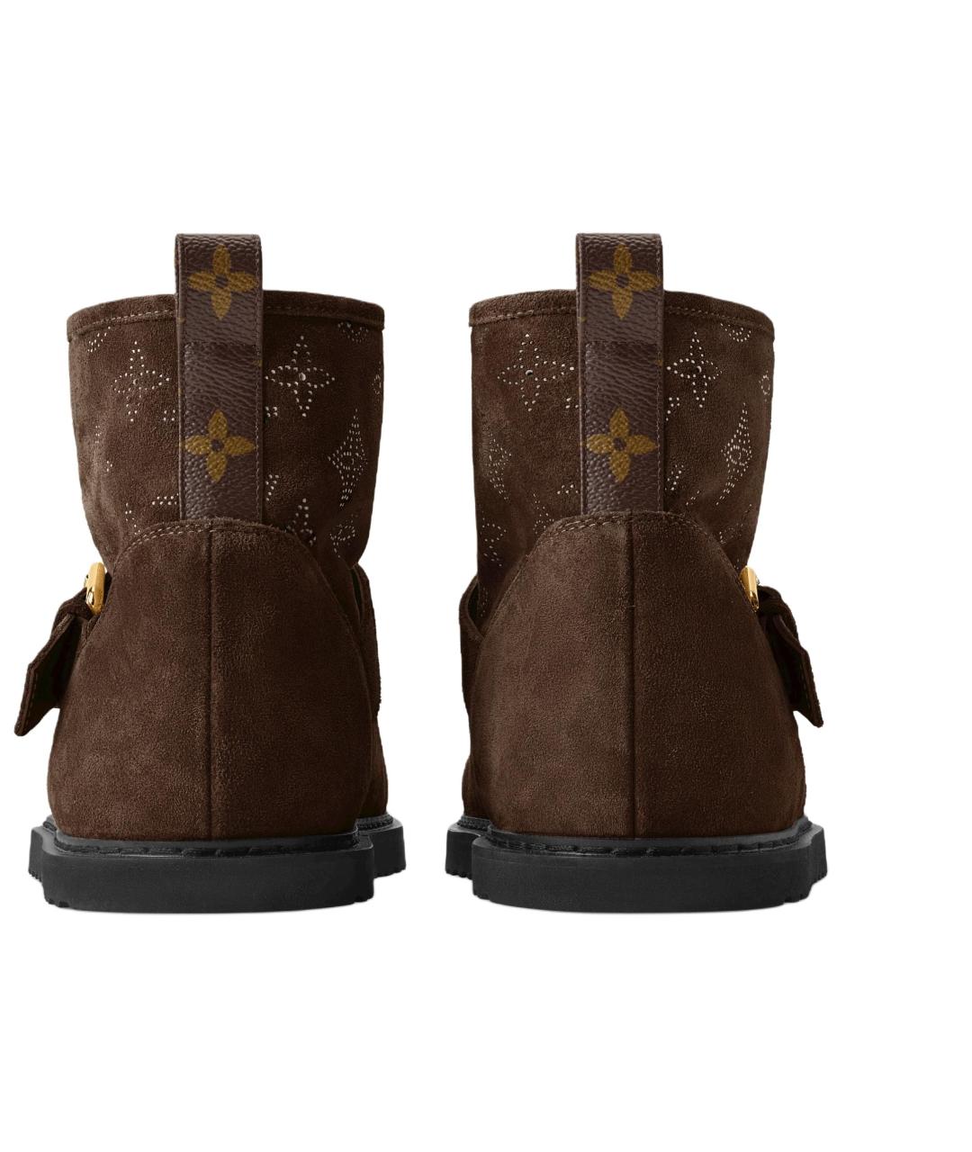 LOUIS VUITTON Коричневые ботинки, фото 5