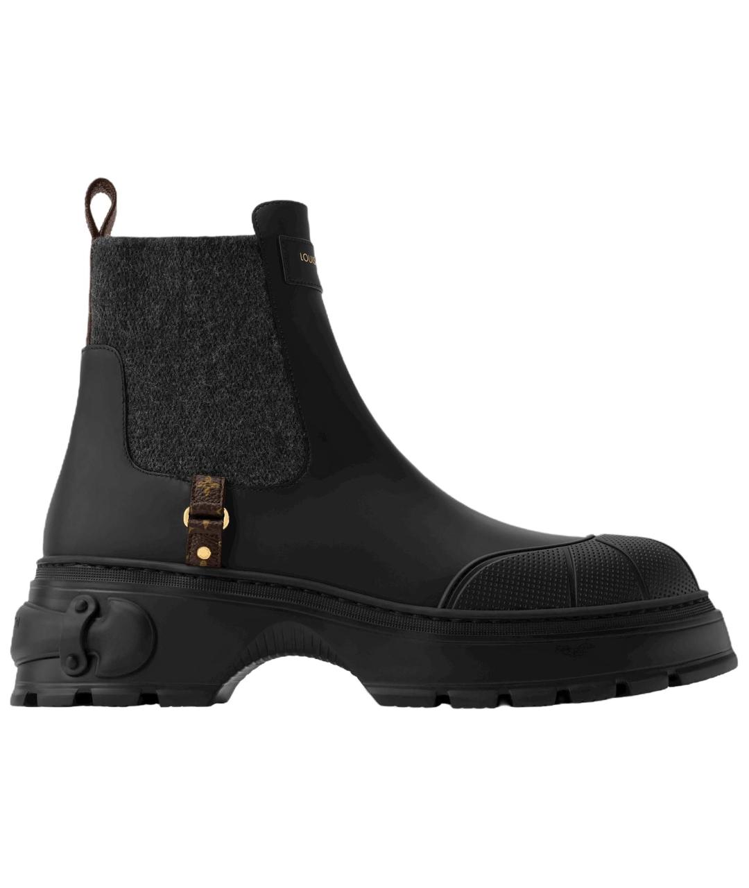 LOUIS VUITTON Черные ботинки, фото 1