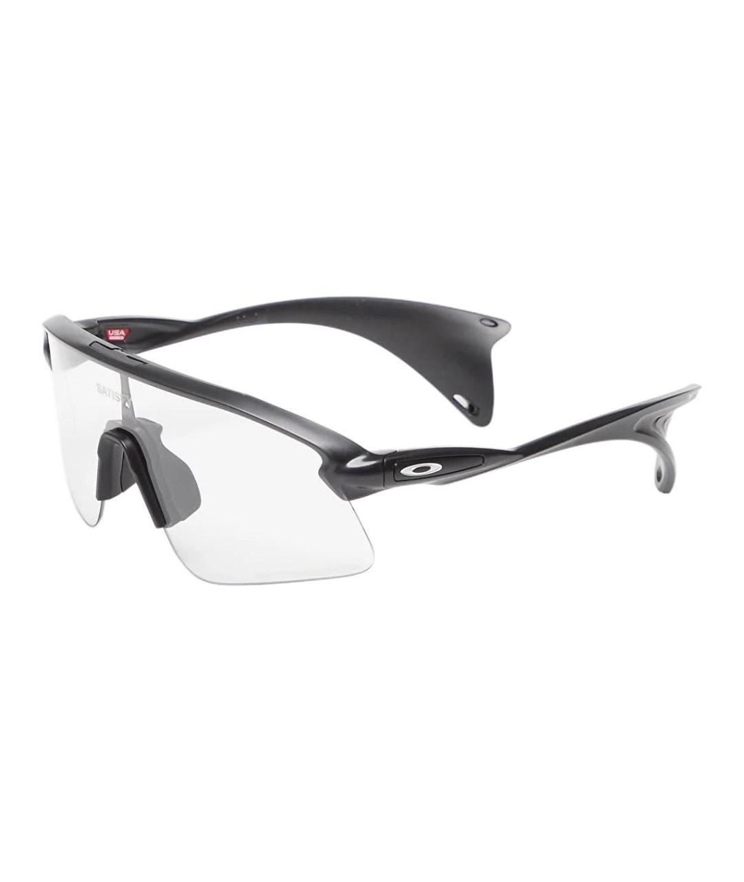 OAKLEY Черные пластиковые солнцезащитные очки, фото 1