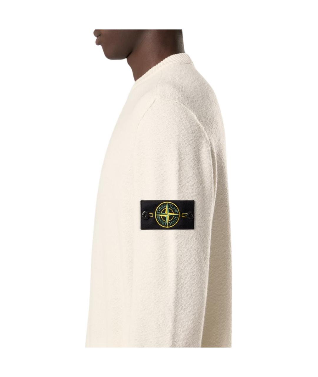 STONE ISLAND Бежевый джемпер / свитер, фото 5