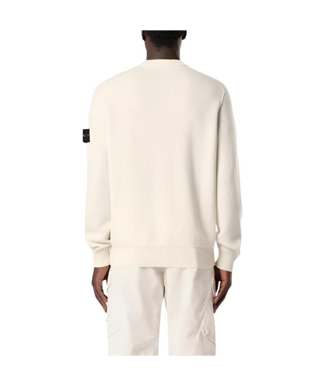 STONE ISLAND Бежевый джемпер / свитер, фото 4