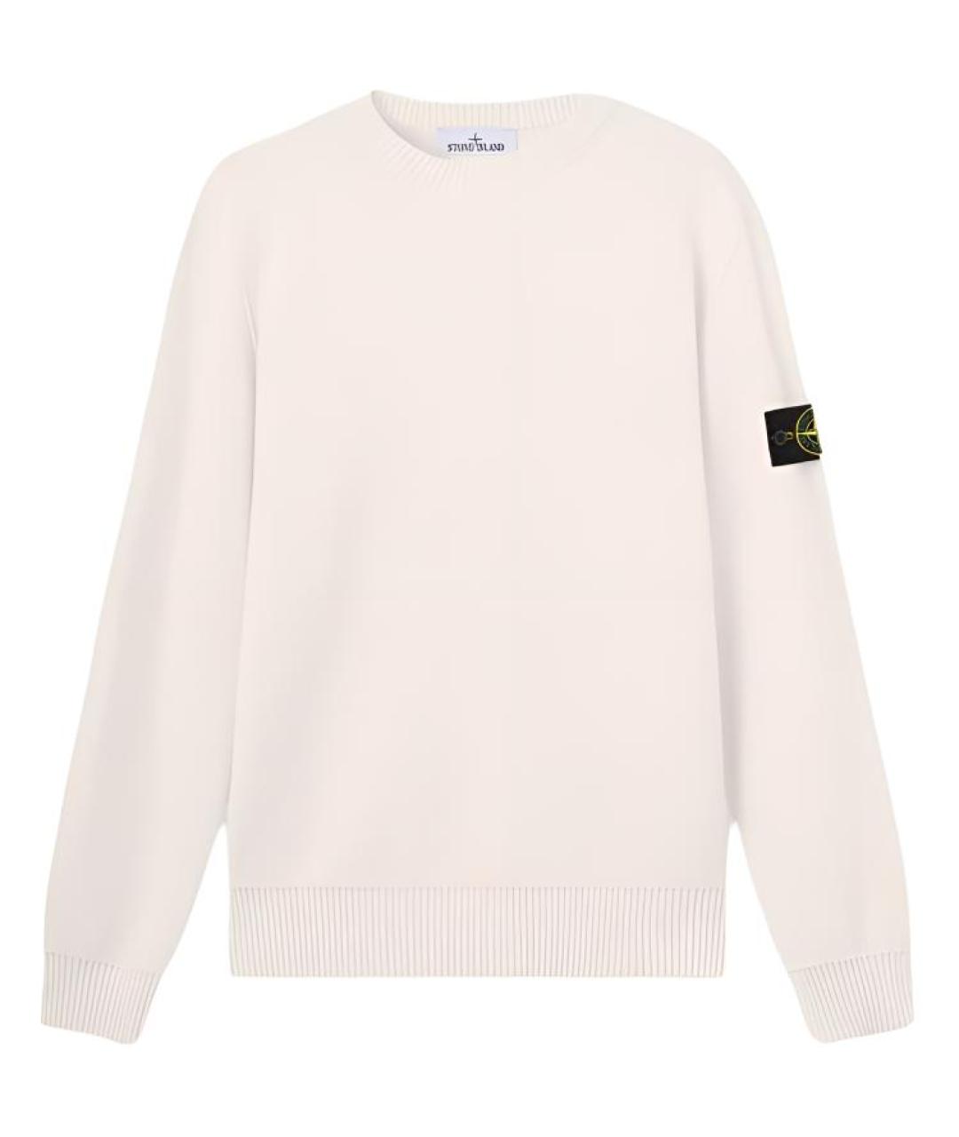 STONE ISLAND Бежевый джемпер / свитер, фото 1