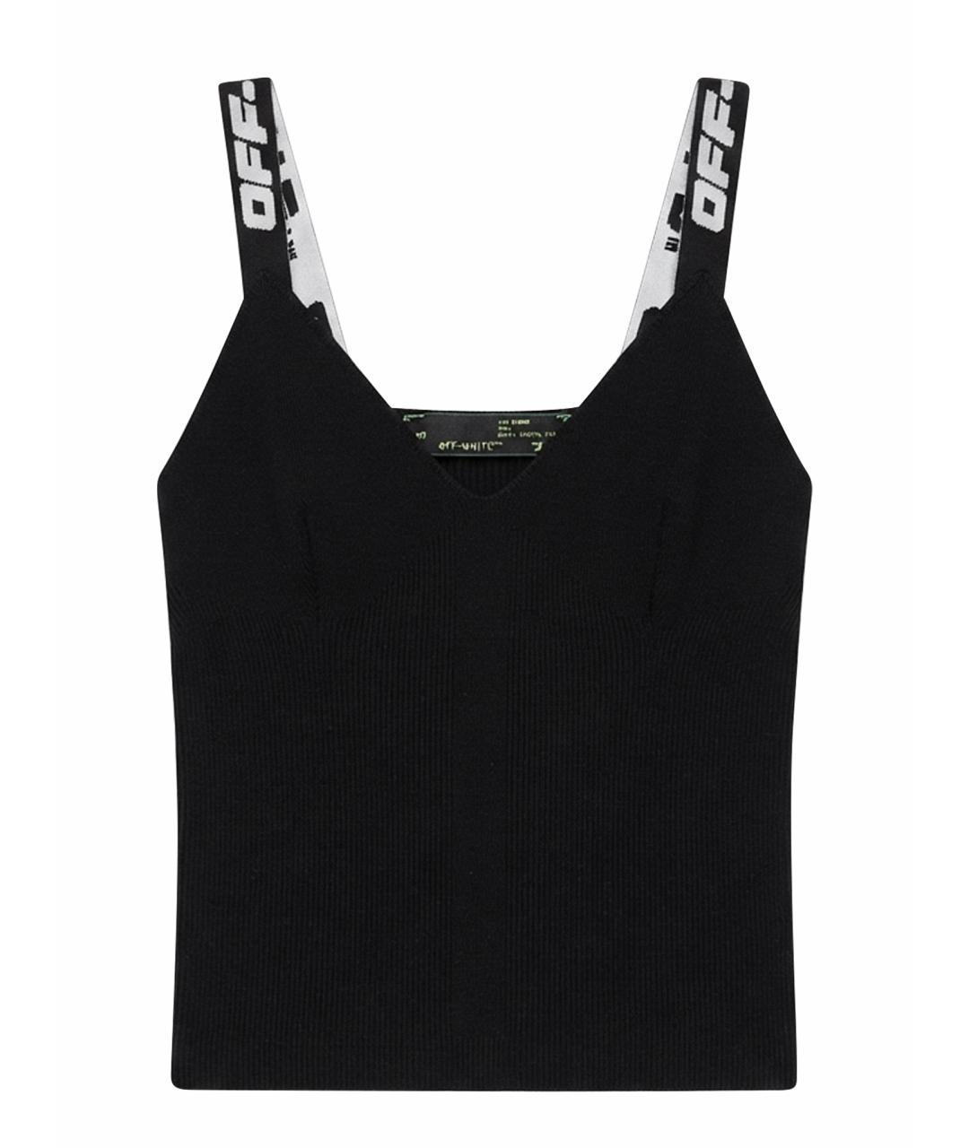 OFF-WHITE Черная майка, фото 1