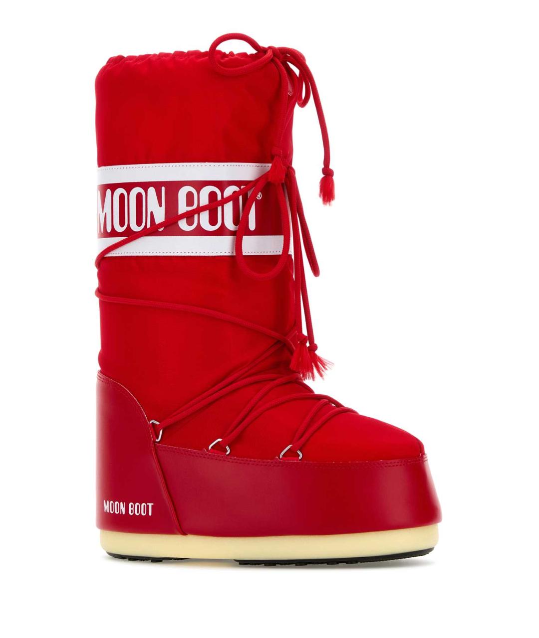 MOON BOOT Красные синтетические высокие ботинки, фото 2