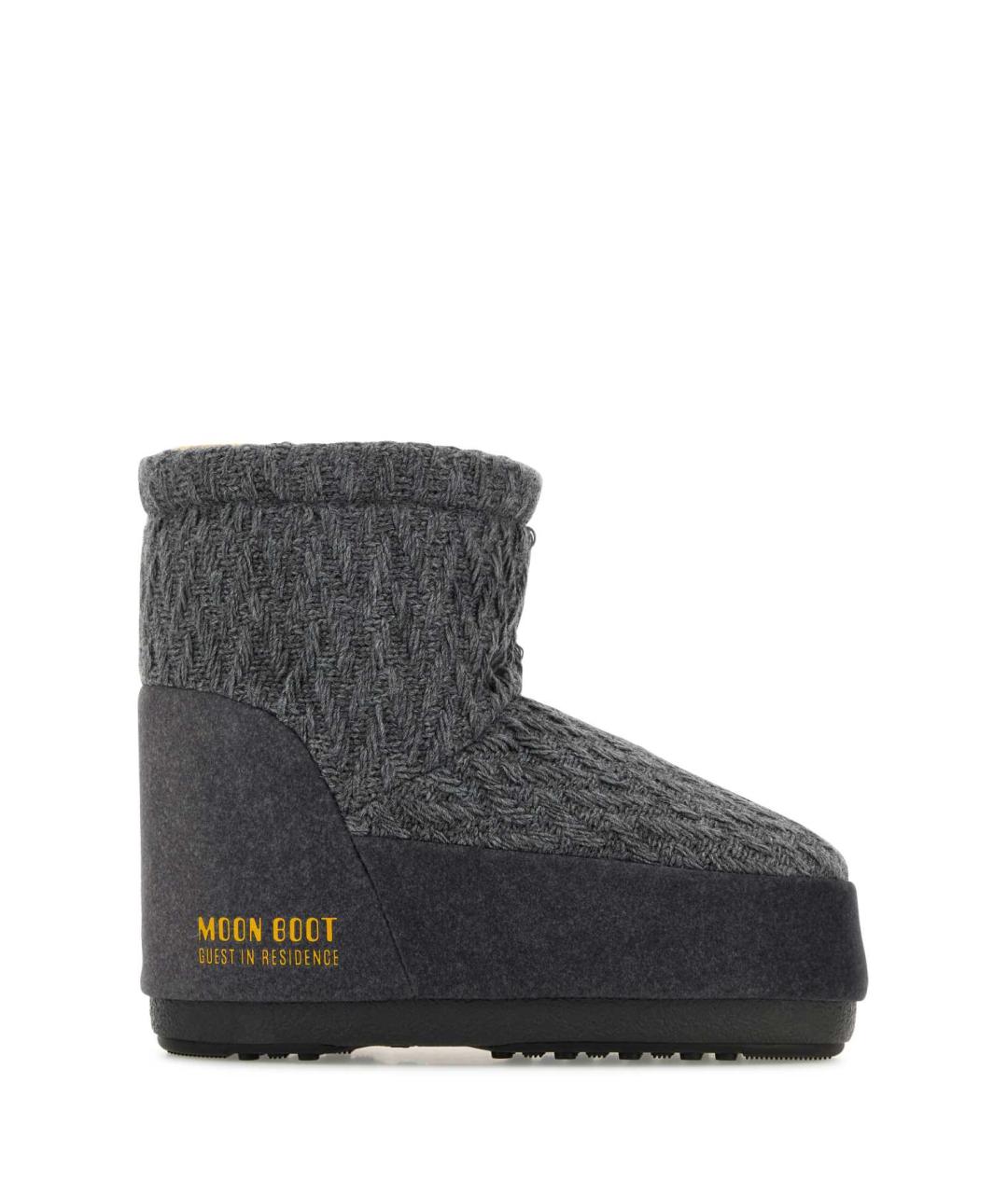 MOON BOOT Серые текстильные ботинки, фото 1