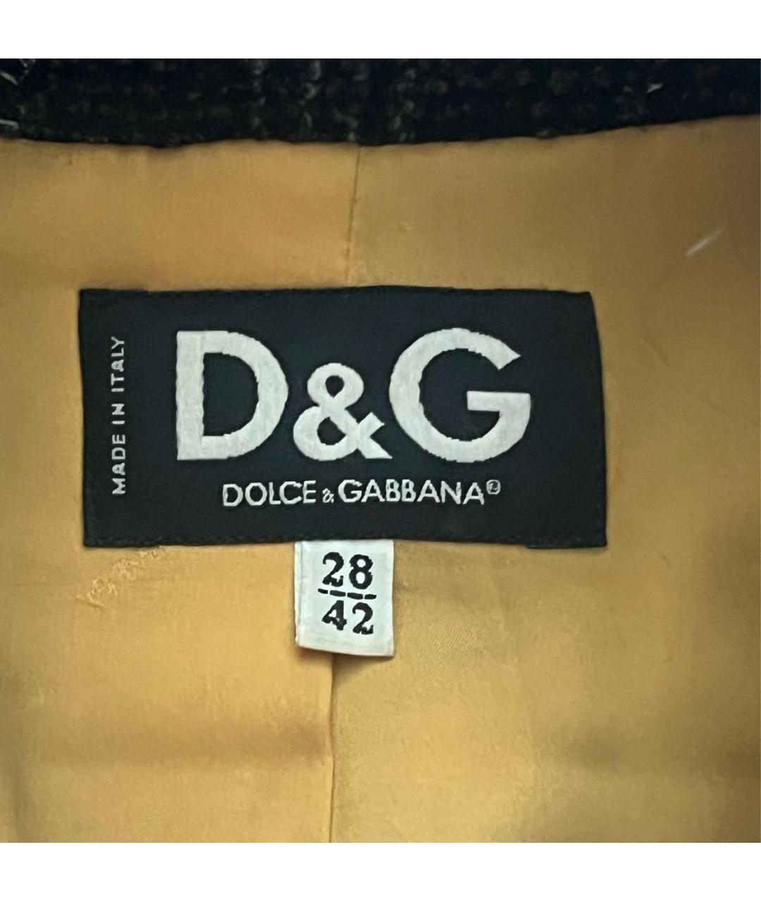 DOLCE&GABBANA Коричневое шерстяное пальто, фото 2