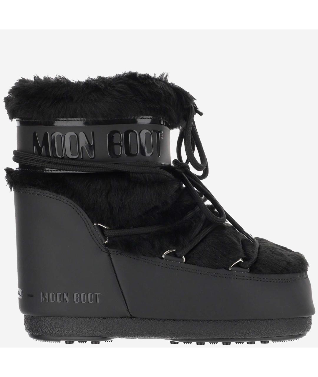MOON BOOT Черные синтетические ботинки, фото 5