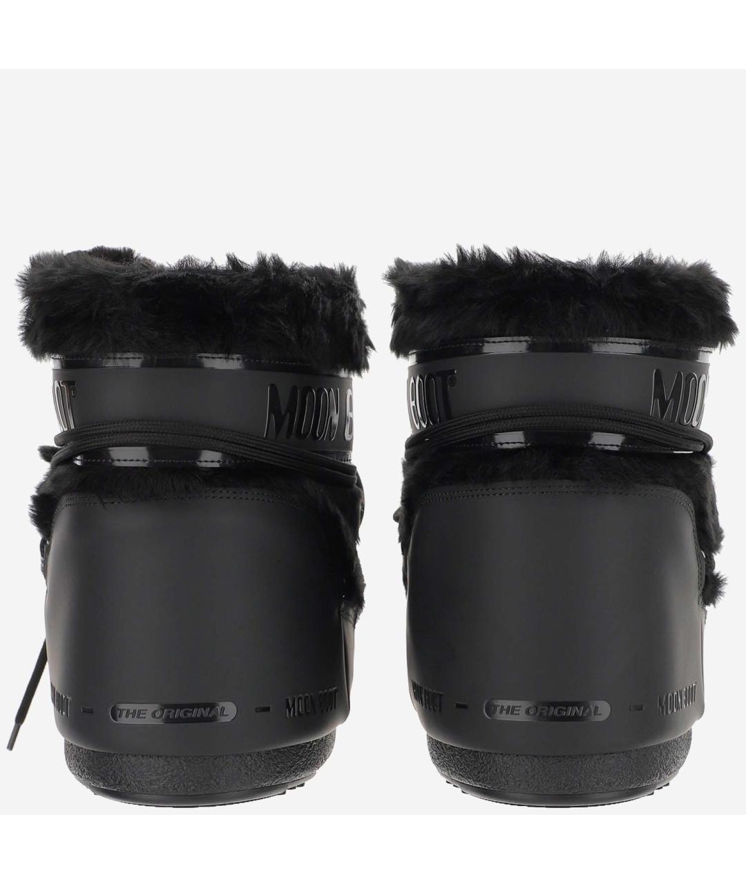 MOON BOOT Черные синтетические ботинки, фото 3