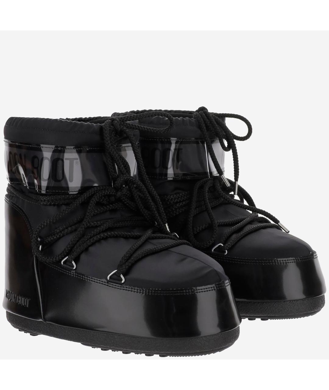 MOON BOOT Черные синтетические ботинки, фото 2