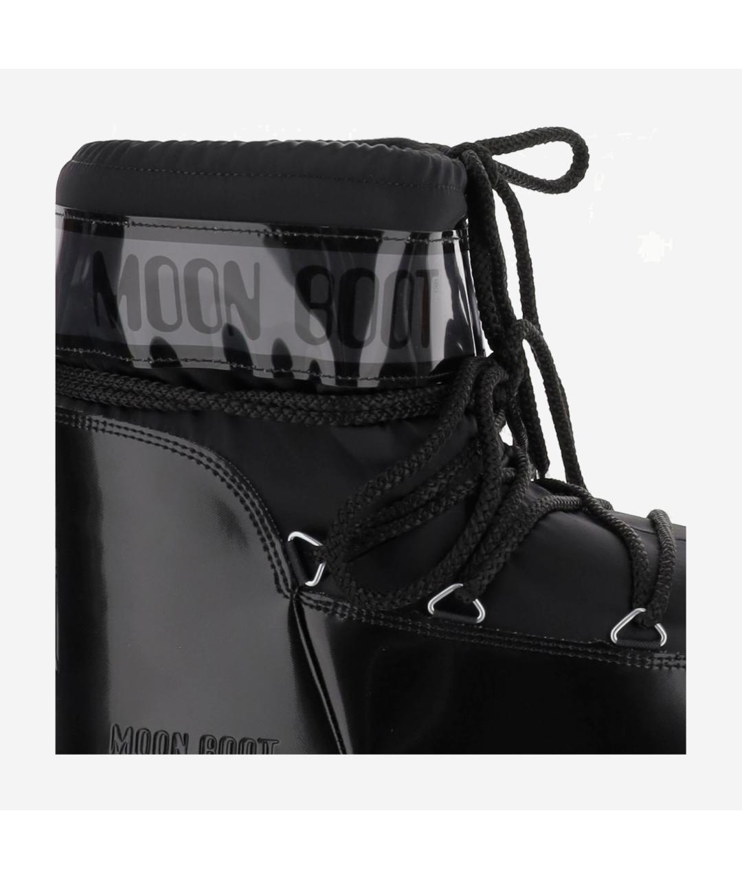 MOON BOOT Черные синтетические ботинки, фото 4