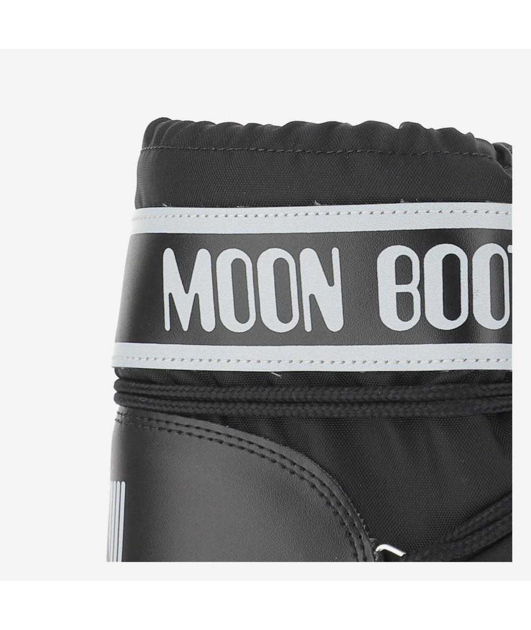 MOON BOOT Черные синтетические ботинки, фото 4