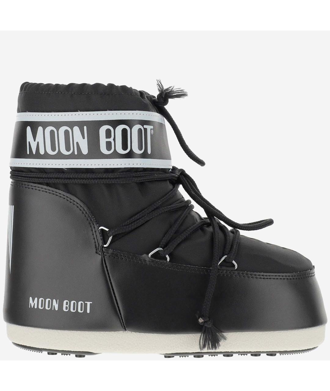 MOON BOOT Черные синтетические ботинки, фото 5