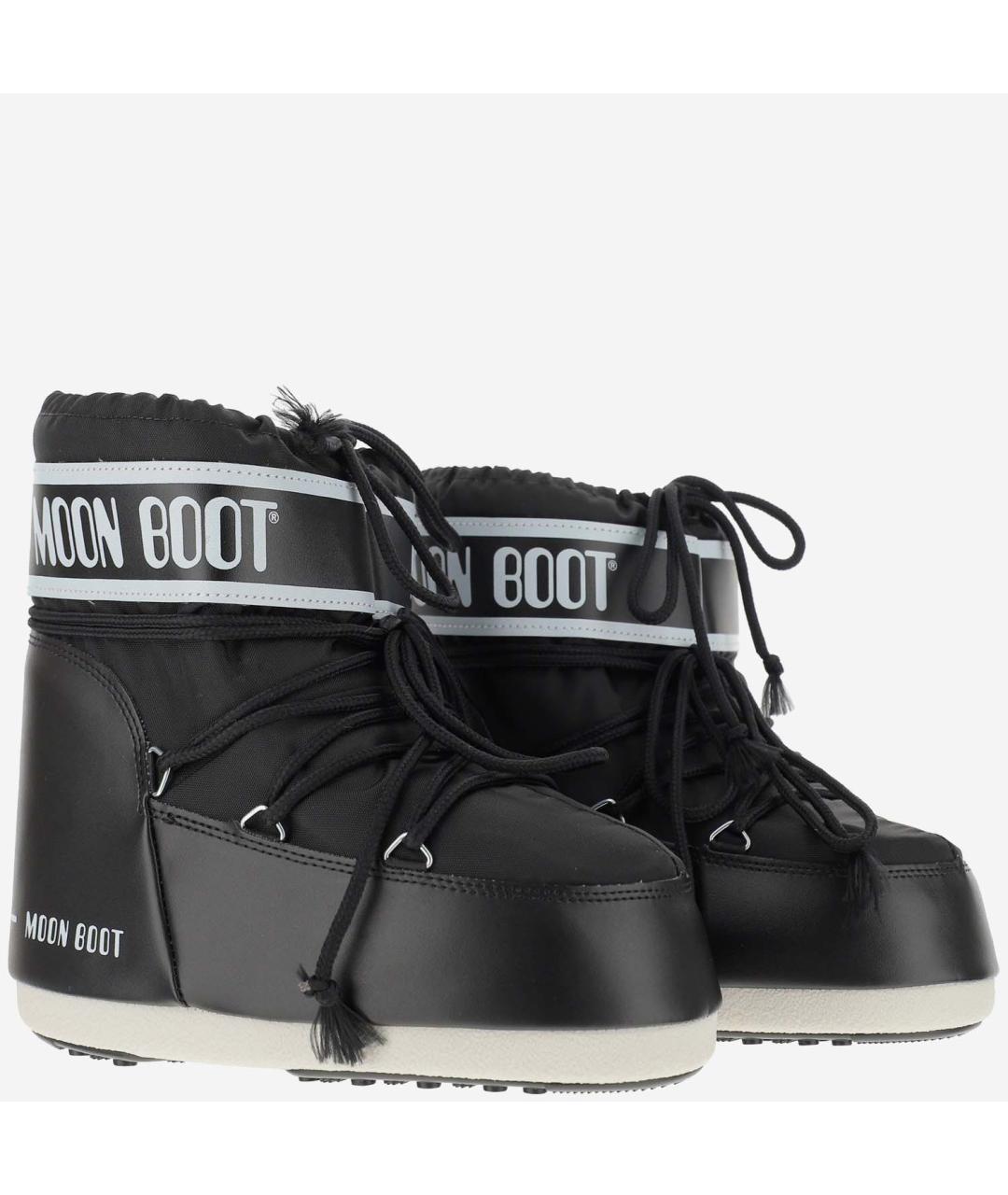 MOON BOOT Черные синтетические ботинки, фото 2
