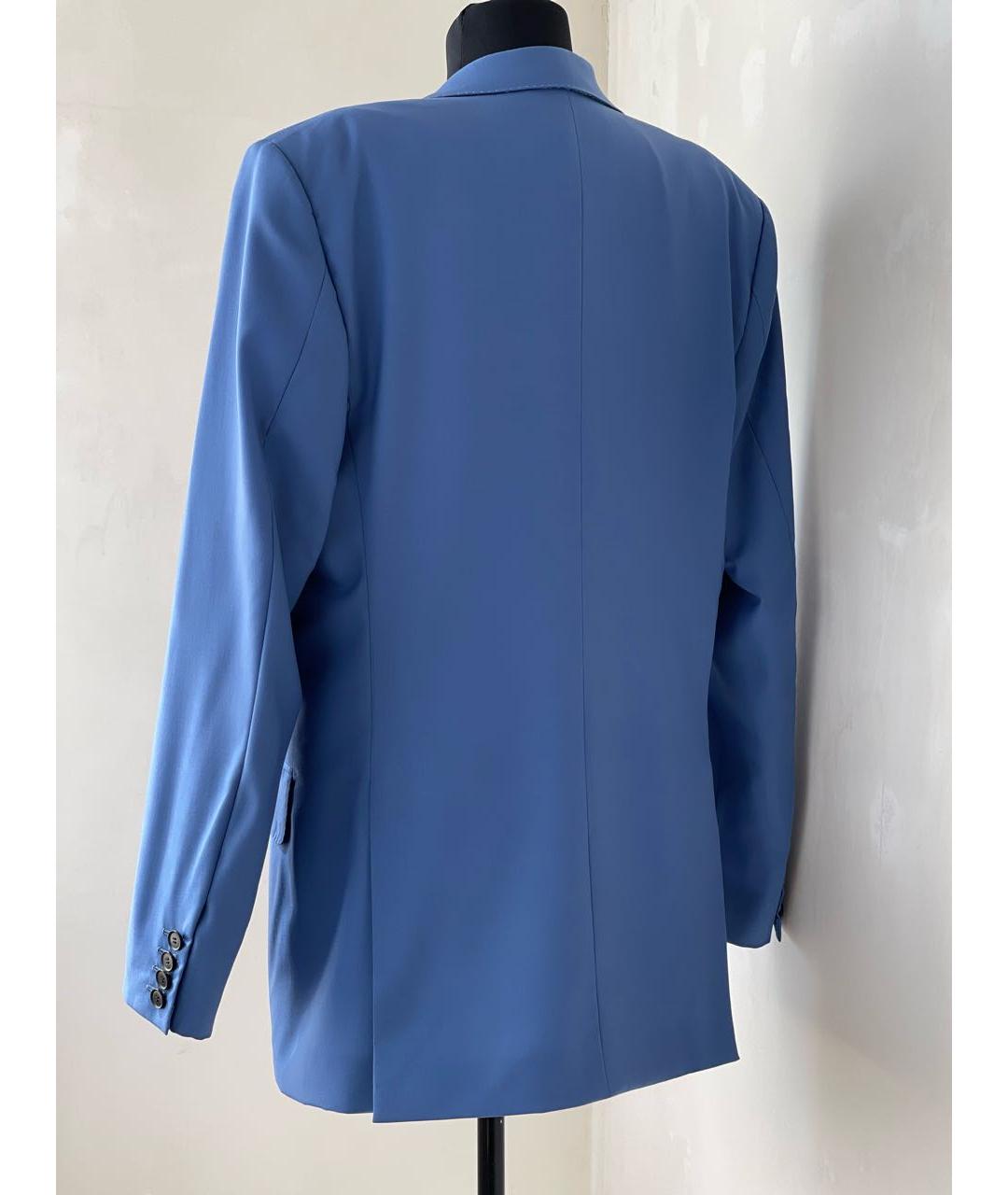 STEFANO RICCI Голубой кашемировый пиджак, фото 2