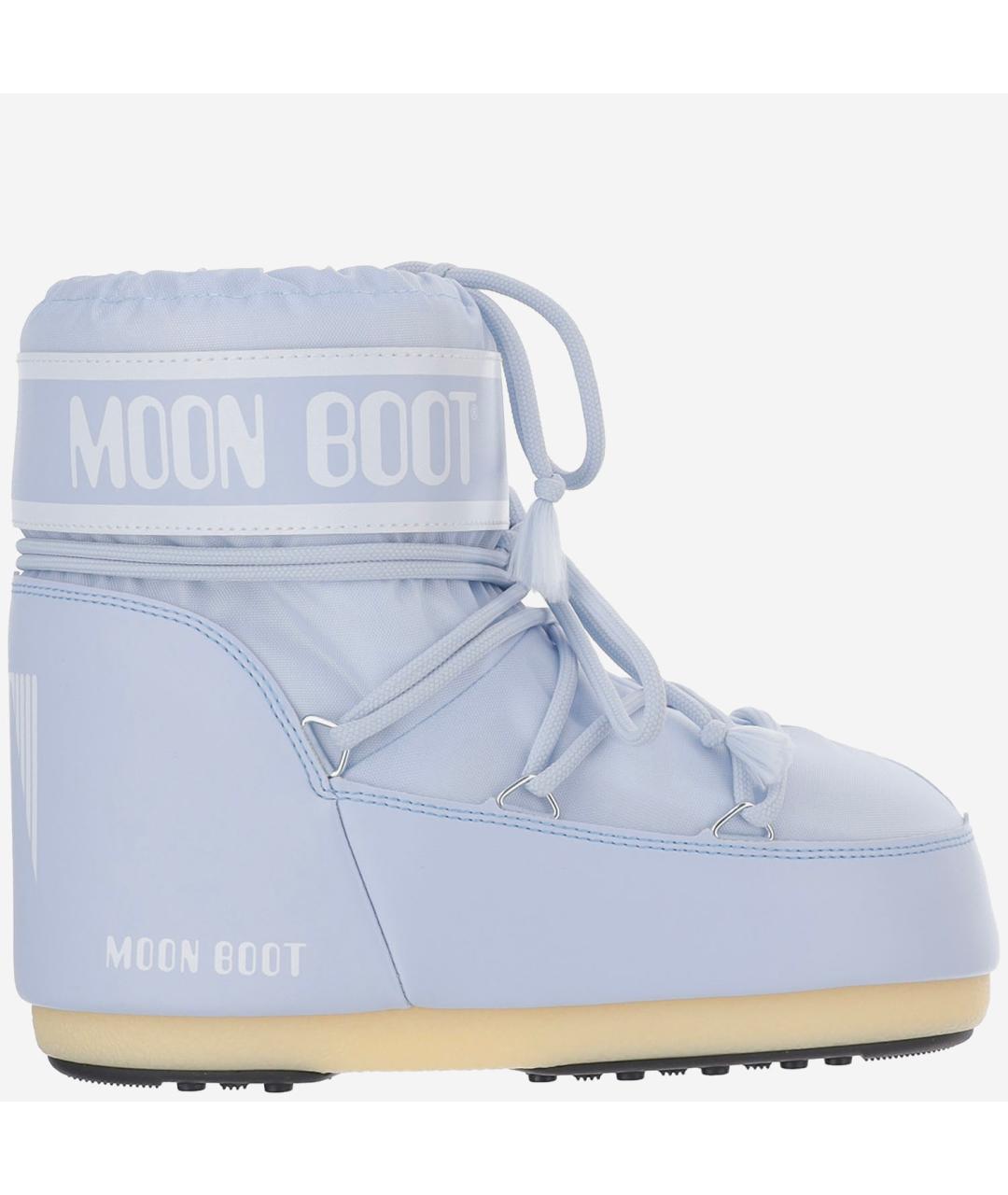 MOON BOOT Голубые синтетические ботинки, фото 5